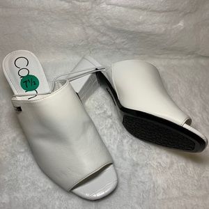 Brand new Calvin Klein Clemence White Heels